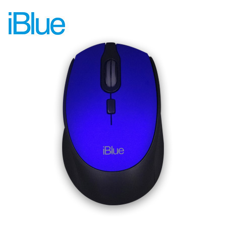 MOUSE IBLUE OPTICAL WIRELESS ERGO USB XMK-326 V2 BLACK/BLUE (PN XMK-326-BL)